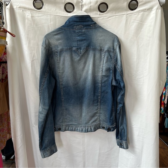 Buffalo Jeans Lightweight Denim Jacket Size M 📏 P2P 20” - Picture 10 of 13